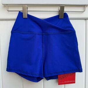 Tiger Friday Kids Dance Costume Shorts - Blue